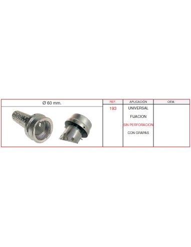 Antirrobo De Combustible SCANIA ERF CASALS 193