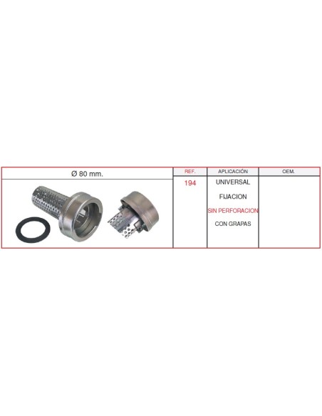 Antirrobo De Combustible SCANIA ERF CASALS 194