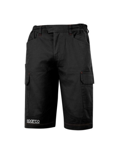 Pantalón Bermuda Cargo Negro Talla-Xxl...