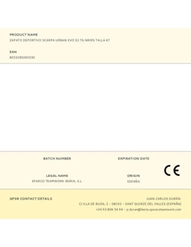 Zapato Laboral All Road Bmgf Talla 39 Sparco