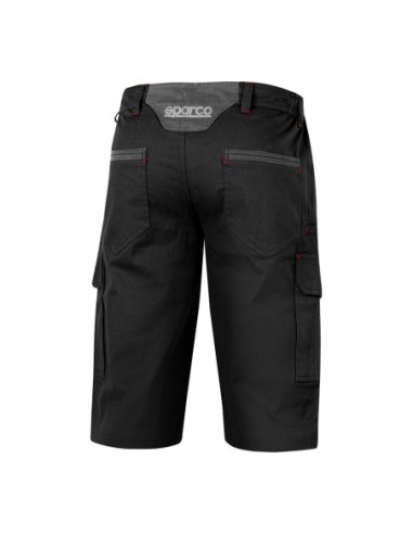 Pantalón Bermuda Cargo Negro Talla-Xxl...