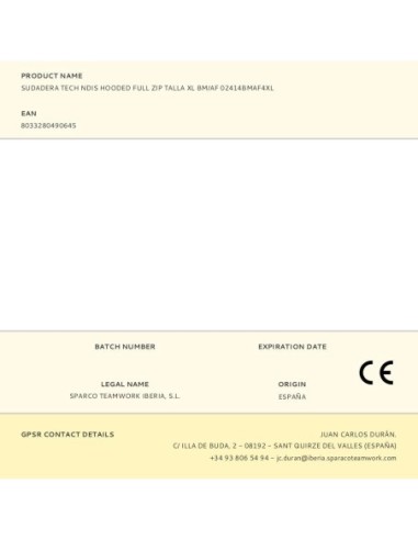 Polo Técnico Talla S Sparco