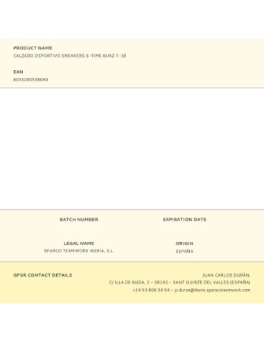 Calzado Deportivo Sneakers S-Time Bi/Az T-39...