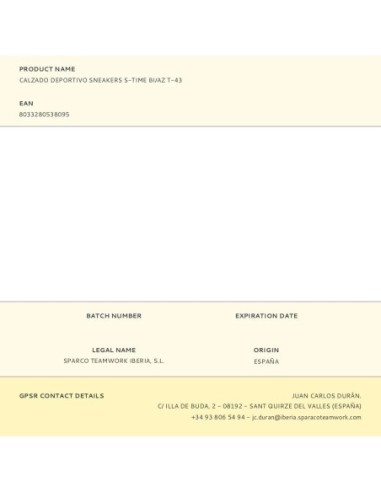 Calzado Deportivo Sneakers S-Time Bi/Az T-44...