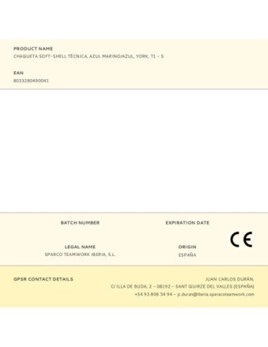 Chaqueta Soft-Shell Tech Técnica, Azul...