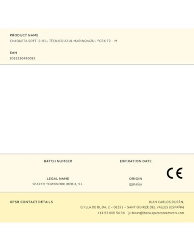 Chaqueta Soft-Shell Tech Técnica, Azul...