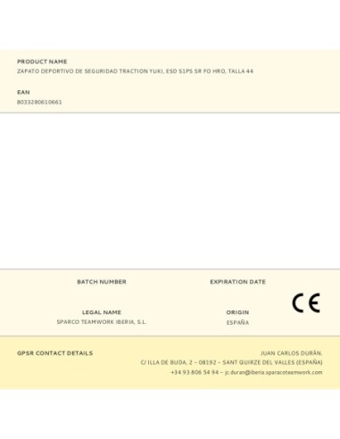 Zapato Deportivo De Seguridad Traction Yuki,...