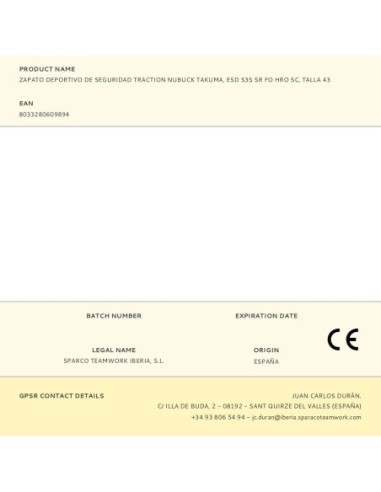 Zapato Deportivo De Seguridad Traction Nubuck...