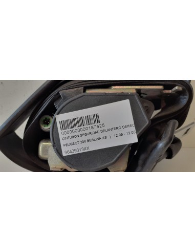 CINTURON DE SEGURIDAD DELANTERO PEUGEOT 206