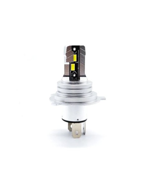 LAMPARA LED H-4 12V 18W 6000ºK CORTA HOMOLOGADA (2 UND)