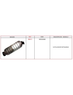 CATALIZADOR MITSUBISHI FUSO 75C15/75C18 ML239045