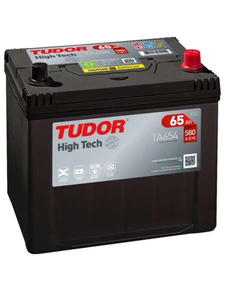 Batería Tudor High-Tech TA654 65Ah 580A 12V
