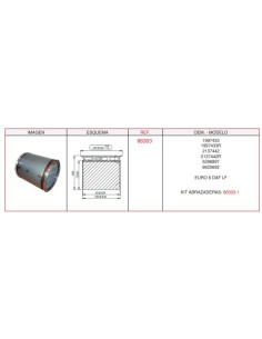 FILTRO PARTICULAS DPF EURO 6 DAF LF