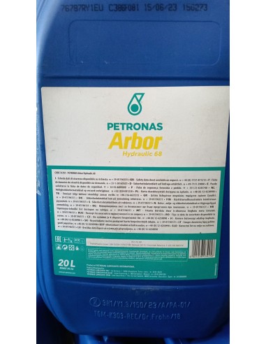 Aceite PETRONAS Arbor Hydraulic 68 ISO VG 68 20...