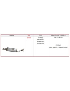 CATALIZADOR FORD TRANSIT CASALS