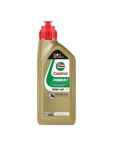 Aceite Castrol 15F5A0 Power 1 10W40 4T 1L