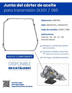 Junta del Cárter de Aceite de Transmisión DL501 / 0B5