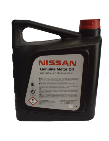 Aceite Nissan 15W40 5 Litros
