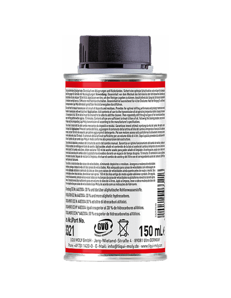LIMPIADOR PARA CAJA DE CAMBIOS 150ML