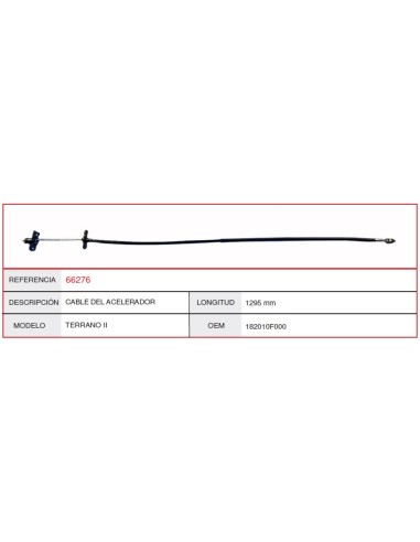 Cable de acelerador Nissan Terrano II