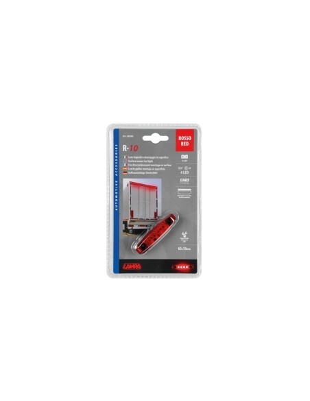 Luz de Gálibo-4 LED-24 V-rojo Lampa LAM98383