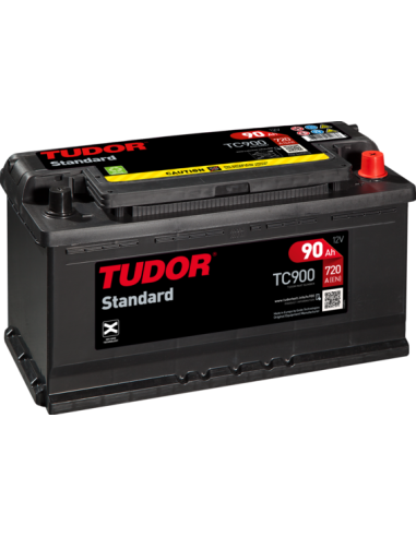Batería Tudor Standard TC900 90Ah 720A 12V
