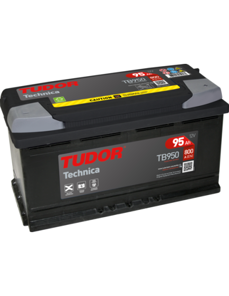 Batería Tudor Technica TB950 95Ah 800A 12V