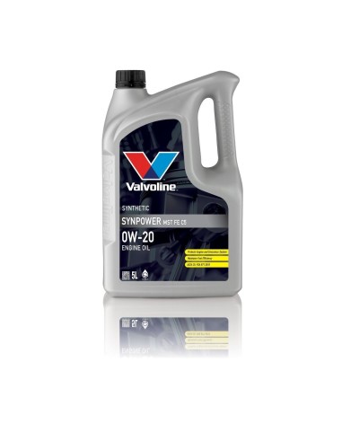 Aceite de motor Valvoline 906333 SynPower MST FE C5 SAE 0W-20 5 Litros