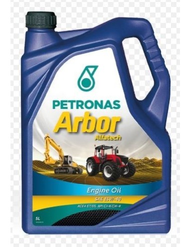 Aceite agrícola Petronas 74604M12EU Arbor Alfatech SAE 15W-40 5 Litros