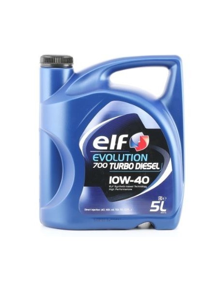Aceite de motor ELF 2204217 Evolution 700 Turbo Diesel SAE 10W-40 5 Litros