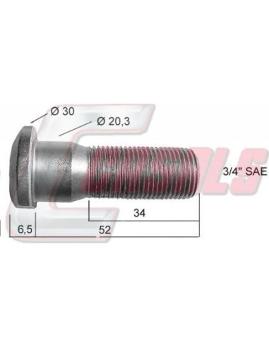 Perno NISSAN CASALS 21426