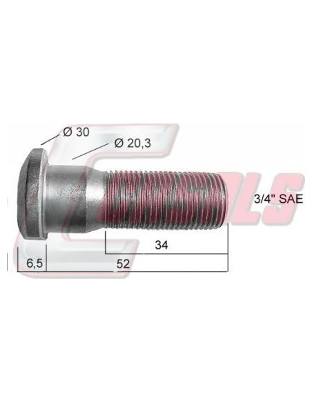 Perno NISSAN CASALS 21426