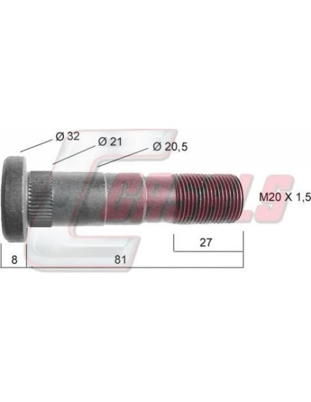 Perno NISSAN CASALS 21429