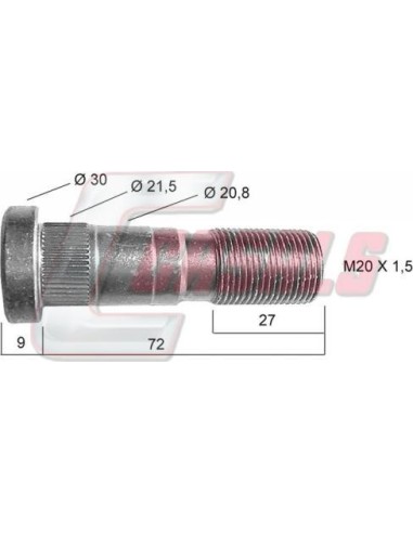 Perno NISSAN CASALS 21431