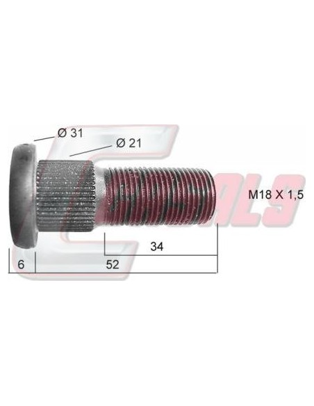 Perno NISSAN CASALS 21433