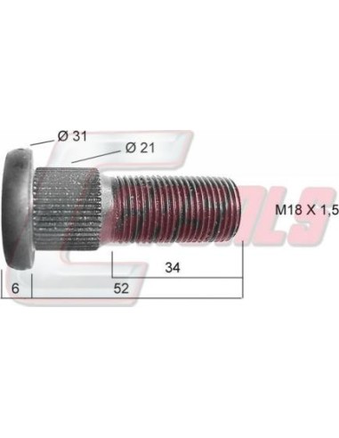 Perno NISSAN CASALS 21434