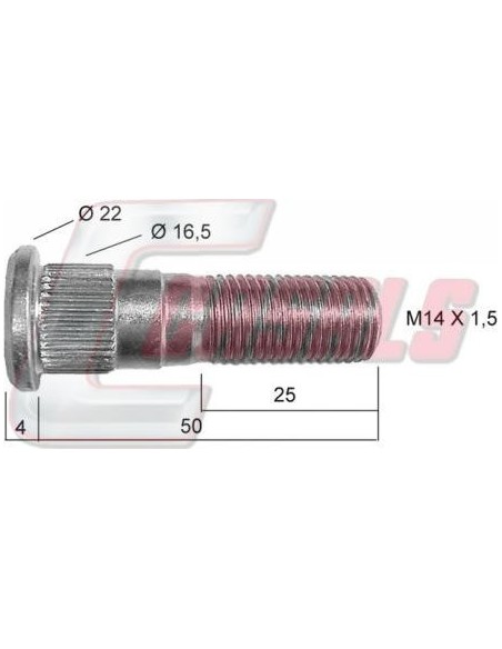 Perno NISSAN CASALS 21435