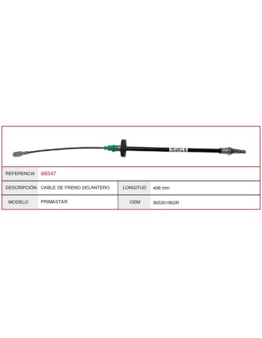 Cable O Latiguillo NISSAN CASALS 66547