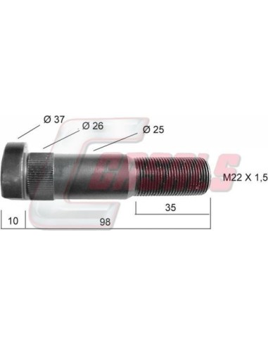 Tornillería de rueda para FRUEHAUF CASALS 21118
