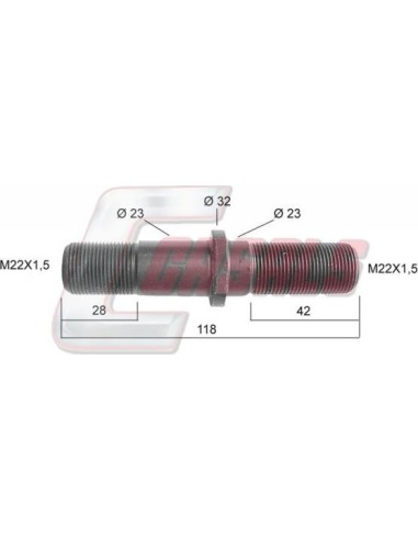 Tornillería de rueda CASALS 21126