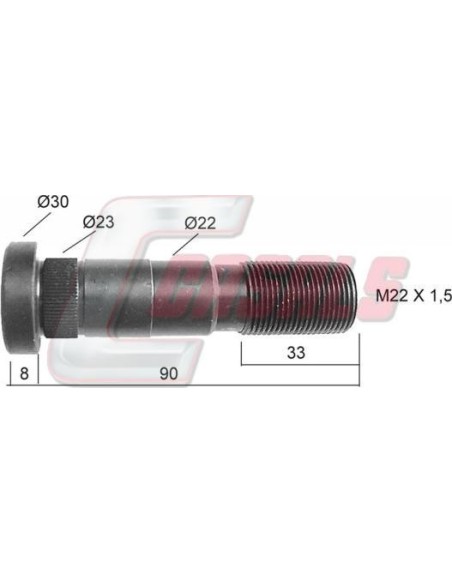 Tornillería de rueda para RENAULT CASALS 21263