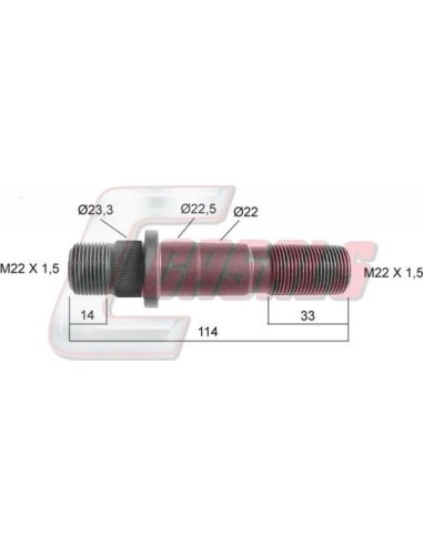 Tornillería de rueda para RENAULT CASALS 21264