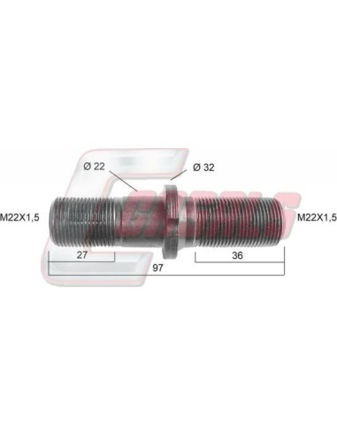 Tornillería de rueda para SAF, SAUER CASALS 21285
