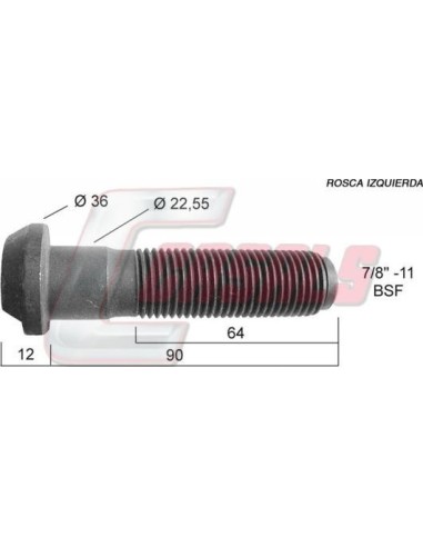 Tornillería de rueda para SETRA, SMB CASALS 21298