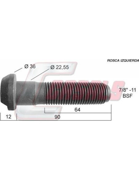 Tornillería de rueda para SETRA, SMB CASALS 21298