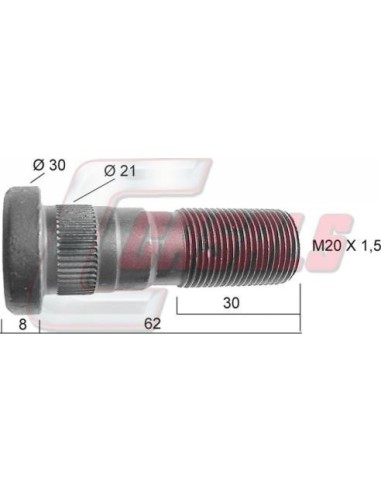 Tornillería de rueda para RENAULT CASALS 21393