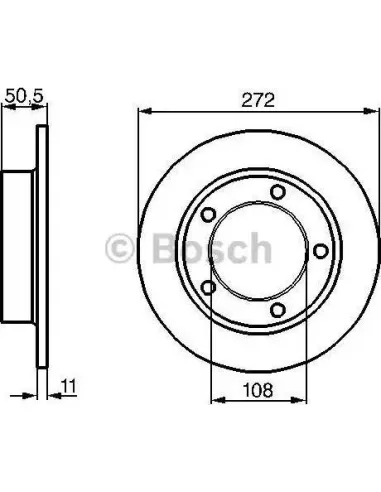 Disco de freno Bosch 986478746