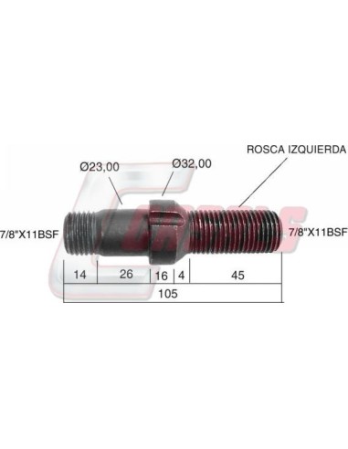 Tornillería de rueda para SAE CASALS 21512