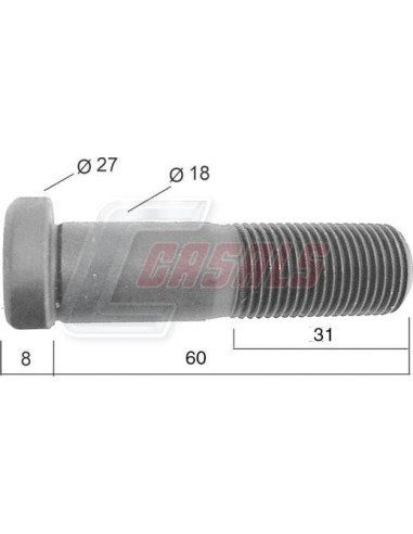 Tornillería de rueda para FRUEHAUF CASALS 21526