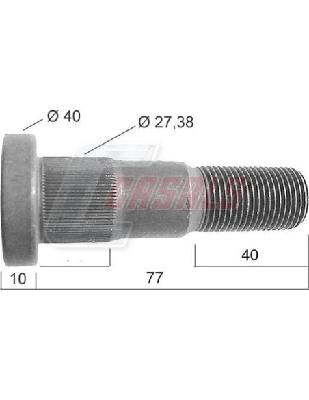 Tornillería de rueda para VOLVO CASALS 21534